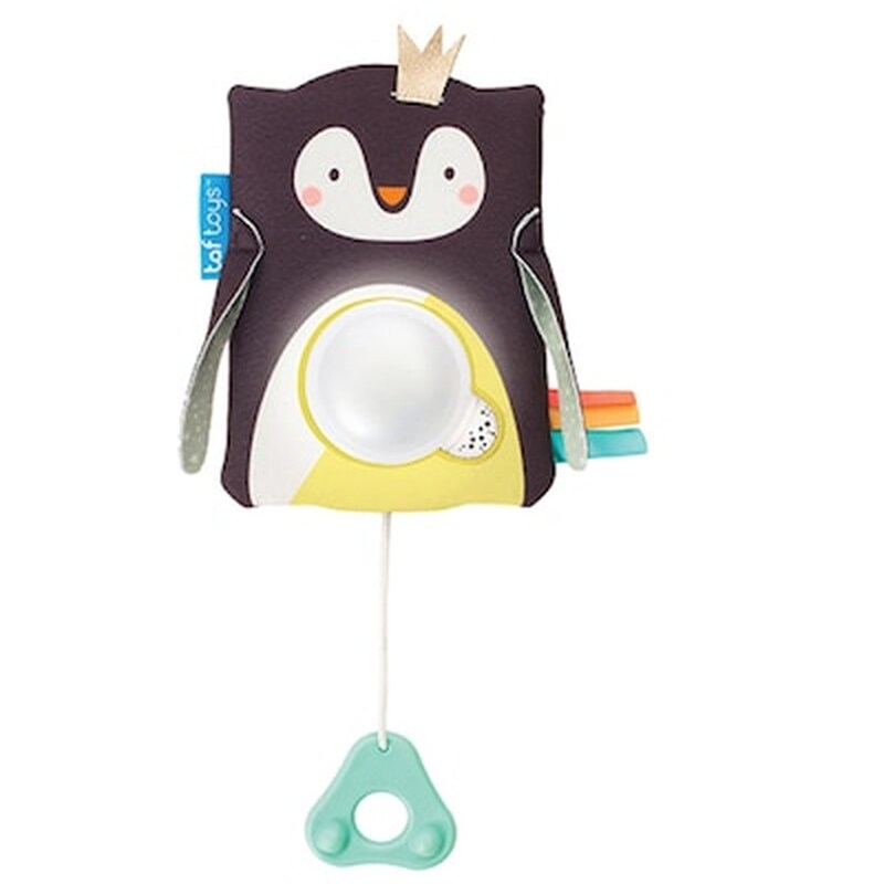 Taf Toys Κρεμαστό Παιχνίδι Με Ήχους Και Φως -prince The Penguin Baby Soother 12275
