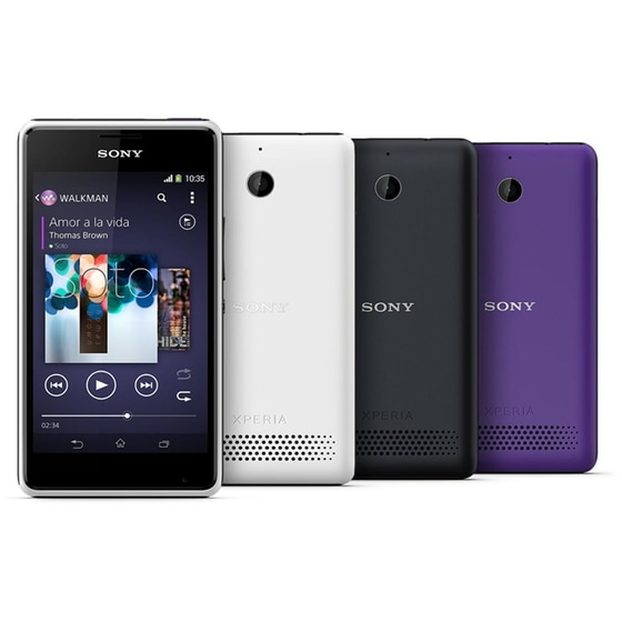 Smartphone Sony Xperia E1 Dual Sim 4GB Μαύρο image 2