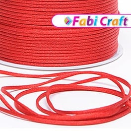 Fabi Κορδονι Σατεν 2mm X 50y Κοκκινο