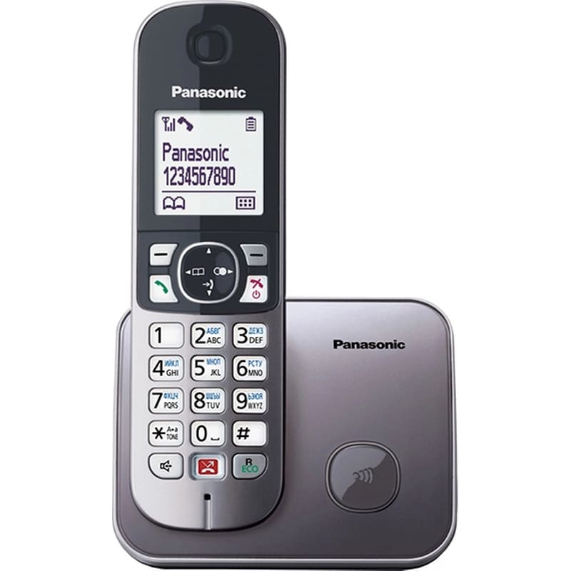 Ασύρματο Τηλέφωνο Panasonic KX-TG6851 – Γκρί