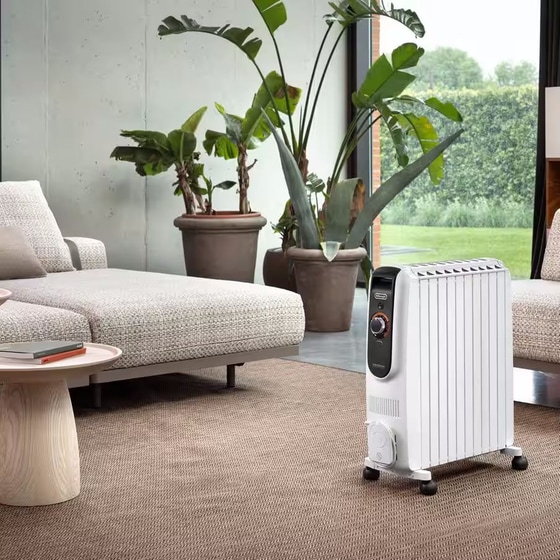 DELONGHI TRD51025 Dragon EasyTronic Καλοριφέρ Λαδιού 2500W Λευκό image 5