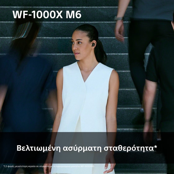 Ακουστικά Bluetooth Sony WF-1000XM6 - Platinum Silver image 6
