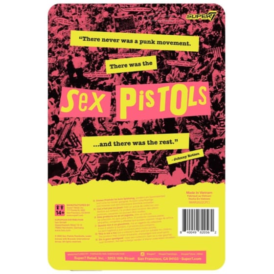 Φιγούρα Super7 - Sex Pistols Reaction Wave 1 - Johnny Rotten image 3