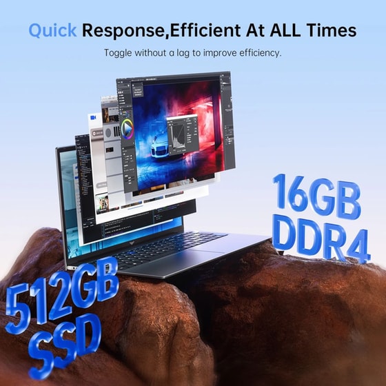 Acemagic AX17 Pro 17.3" FHD IPS (AMD Ryzen 3-4300U/16GB/512GB SSD/Radeon Vega 5/Win11Pro) Laptop image 3