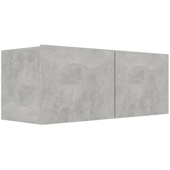 Έπιπλα Τηλεόρασης VidaXL Μοριοσανίδα 5 Τμχ 80x30x30cm - Γκρι image 4