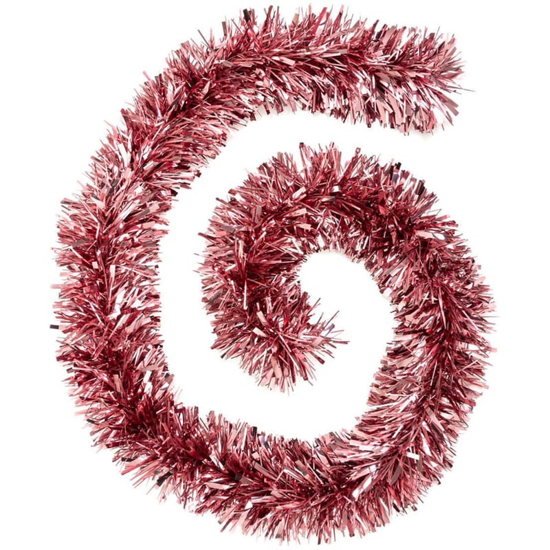 Xριστουγεννιάτικη Γιρλάντα Spitishop A-s Tinsel 184452 200x15cm 1 Τμχ - Ροζ