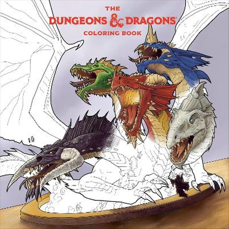 The Dungeons Dragons Coloring Book
