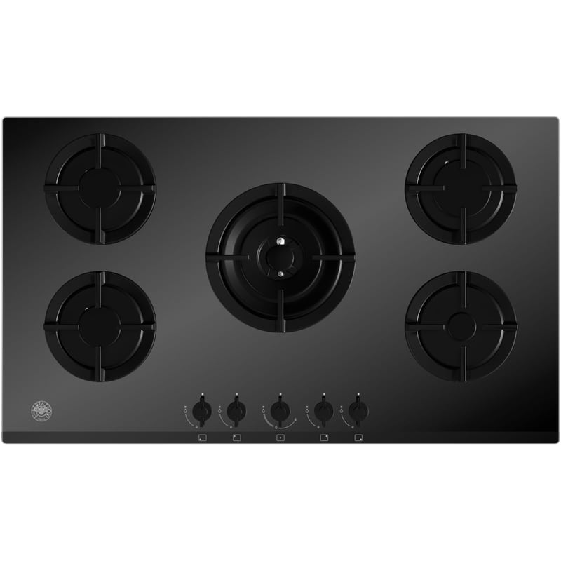 BERTAZZONI P905CMODGNE (GN) 89 cm Μαύρο Εστία Φυσικού Αερίου Αυτόνομη