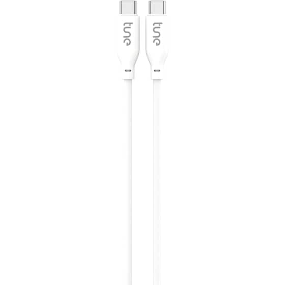 Καλώδιο Φόρτισης Tune TechFlex USB-C σε USB-C 1.5m - White image 0