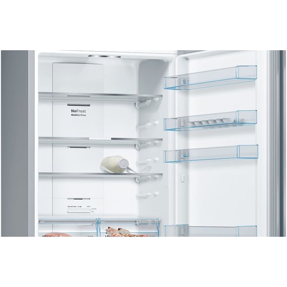 BOSCH KGN39VIEB Total No Frost 368 Lt Brushed Steel t Ψυγειοκαταψύκτης image 3