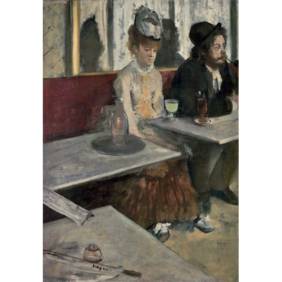 Παζλ Clementoni Museum Collection Degas: Στο Καφέ (1000 Κομμάτια) image 1