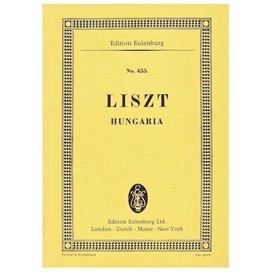 Liszt - Hungaria [pocket Score] image 0
