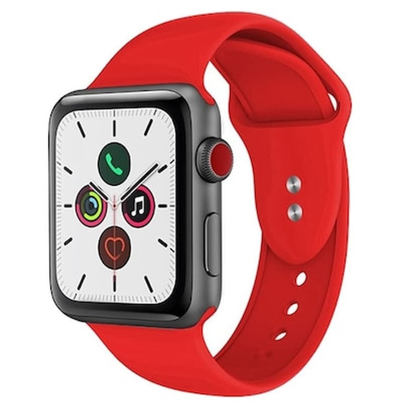 CRONG Λουράκι Crong Liquid για Apple Watch 42/44/45mm - Κόκκινο