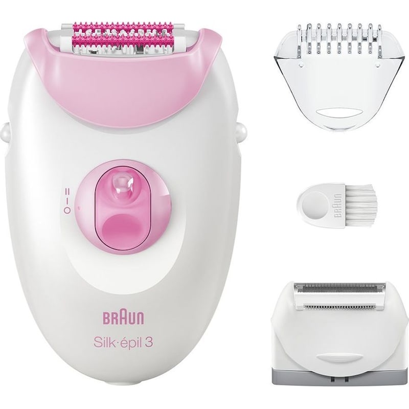 BRAUN Αποτριχωτική Μηχανή BRAUN Silk-épil 3 3-031 Λευκό