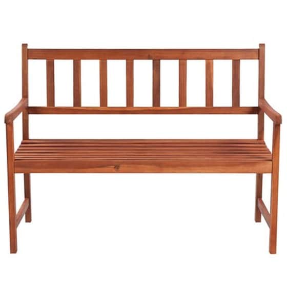 Vidaxl Παγκάκι Κήπου 120 Εκ. Από Μασίφ Ξύλο Ακακίας Με Μαξιλάρι image 3