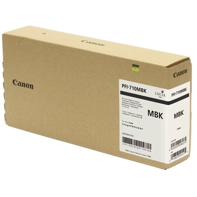 Canon PFI-710MBK XL Μαύρο Μελάνι Εκτυπωτή CANON