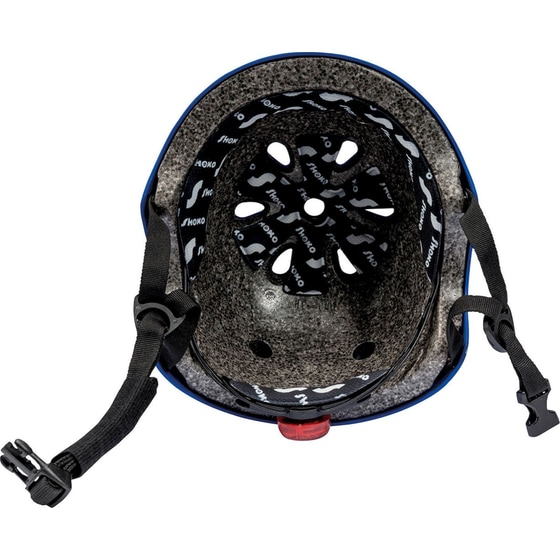 Παιδικό Κράνος Shoko με Φως Ocean Blue Medium (51-54 cm) - Μπλε με Σχέδιο image 3