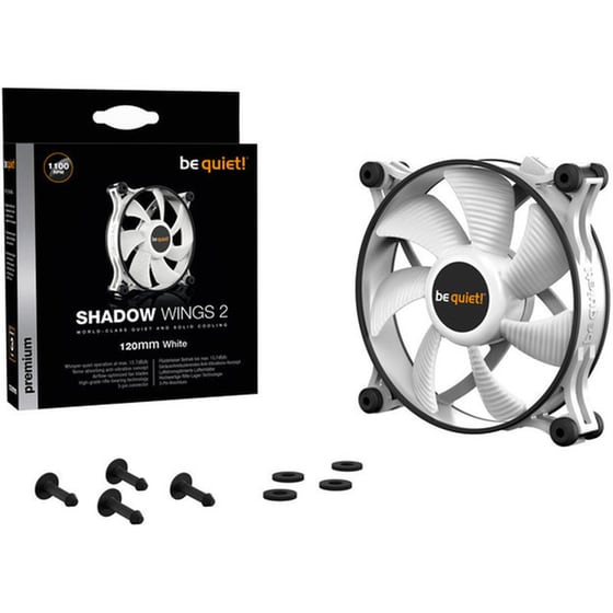 Case Fan BE QUIET! Shadow Wings 2 BL088 120mm - Λευκό image 4