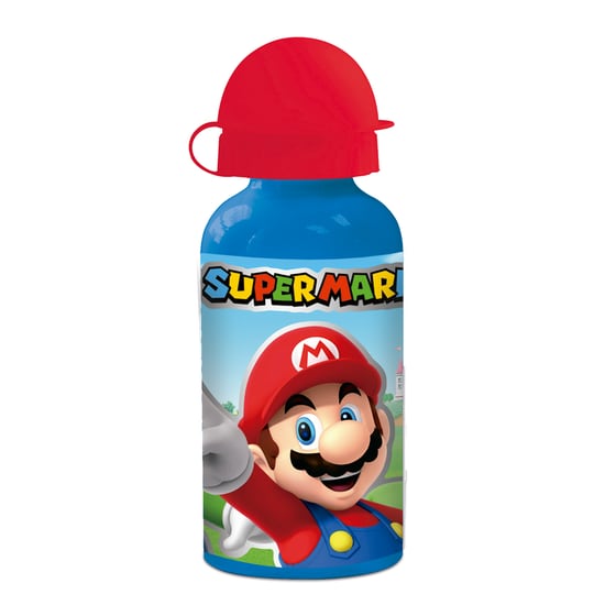 Παγούρι Gim Αλουμινίου 400ml Super Mario image 0