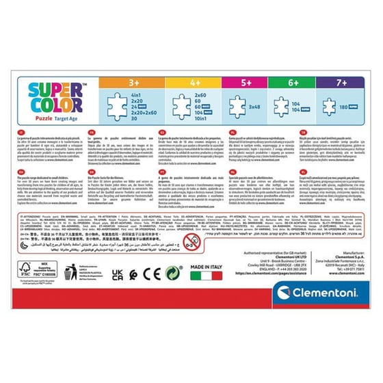 Παιδικό Παζλ Clementoni Super Color Bluey (2x20 Κομμάτια) image 4