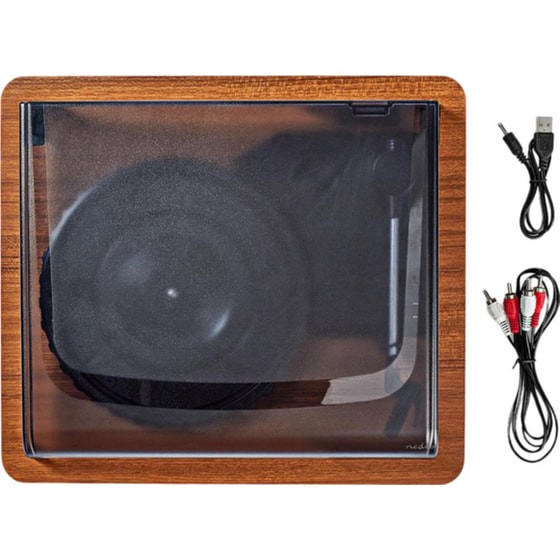 Πικάπ Nedis TURN200BN Με Ενσωματωμένα Ηχεία - Καφέ image 11