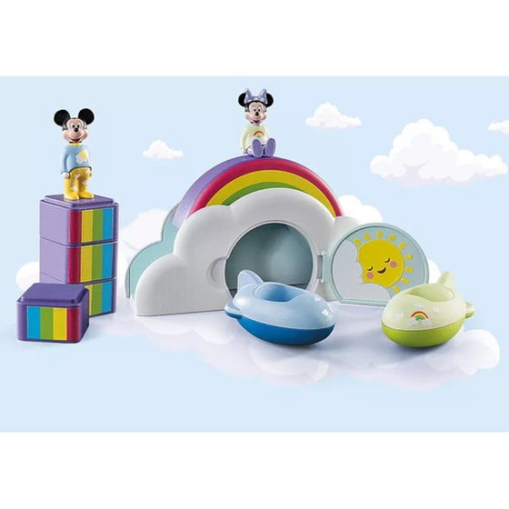 PLAYMOBIL® 1·2·3 Διασκέδαση Στα Σύννεφα με Τον Μίκυ και Τη Μίννι Μάους (71319) image 3