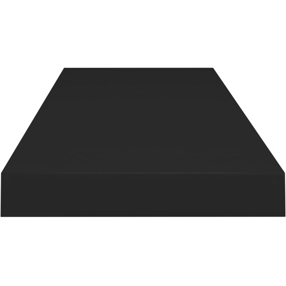 Ράφι Τοίχου VidaXL από MDF 80x23.5x3.8 cm - Μαύρο image 3