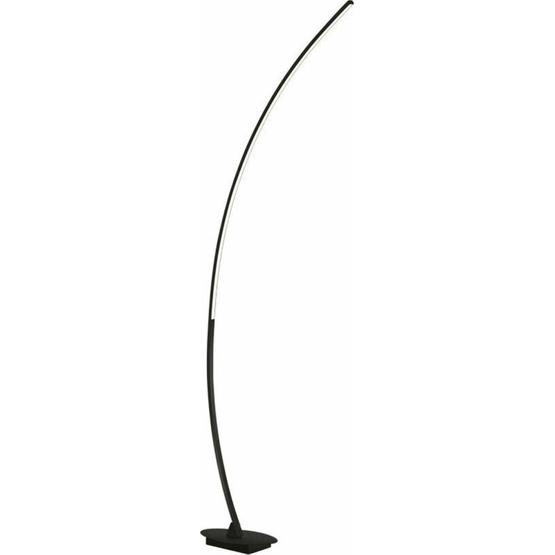 Trio Lighting Solo LED Φωτιστικό Δαπέδου Υ158xΜ15εκ. με Θερμό Λευκό Φως 1100lm ΜαύροΚωδικός: R42791132