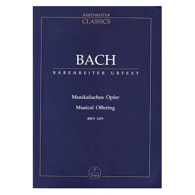 BARENREITER Βιβλίο Για Σύνολα Barenreiter Bach - Musical Offering Bwv1079 [pocket Score]