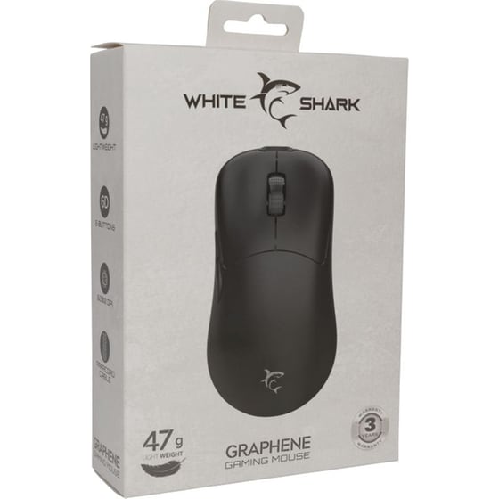 White Shark  Graphene Gaming Ενσύρματο Ποντίκι - Black image 5