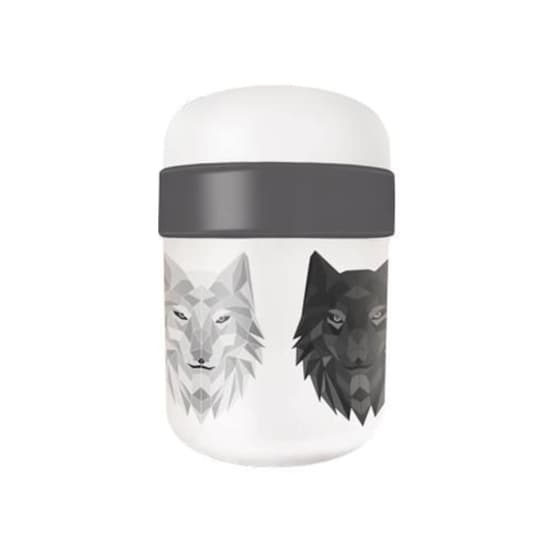 Φαγητοδοχείο Chic Mic Pot Wolf 700ml - Λευκό image 0
