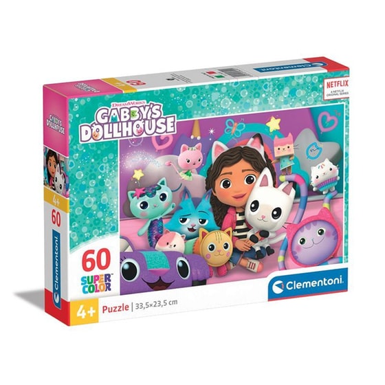 Παιδικό Παζλ Clementoni Super Color Gabby's Dollhouse (60 Κομμάτια) image 0