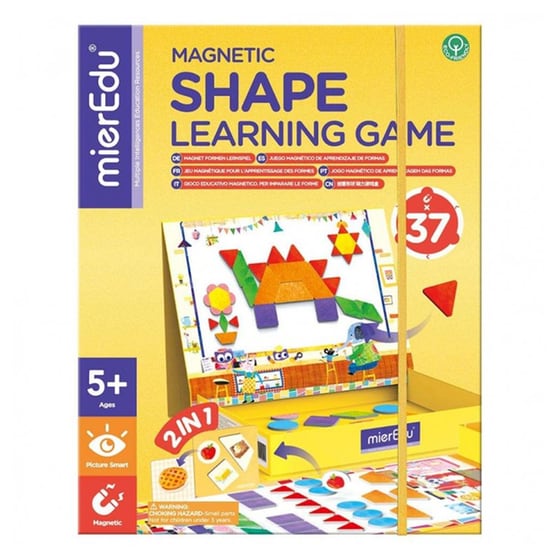 Mier Edu Μαγνητικό Εκπαιδευτικό Σετ Σχήματα image 4