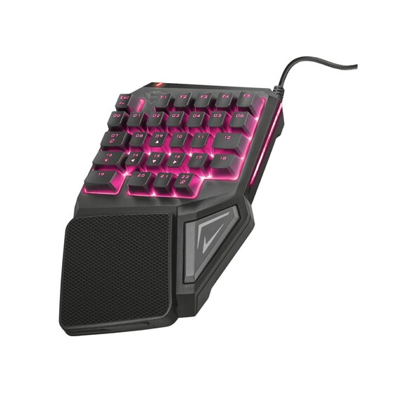 Trust GXT 888 Assa Single Handed -  Πληκτρολόγιο Gaming image 1