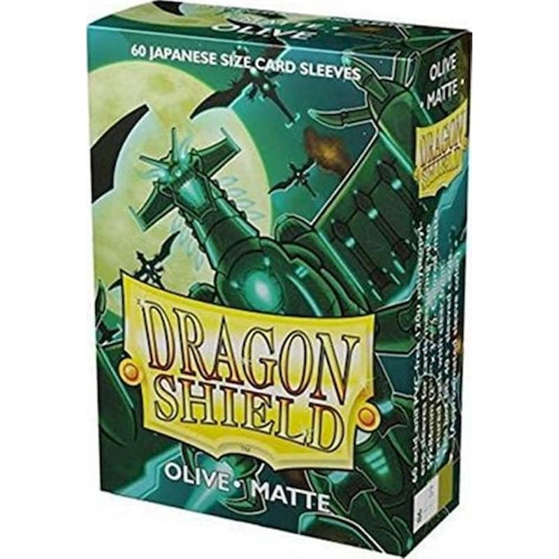 Dragon Shield Japanese Small Matte Sleeves Olive (60 Sleeves)