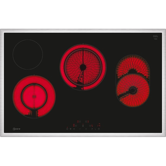 NEFF T18SDH9L0 80 cm Μαύρο Εστία Κεραμική Αυτόνομη image 0