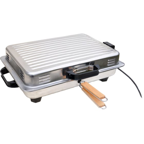 Ηλεκτρική Ψησταριά BBQ ROLLER 18/D 800 W Inox image 1