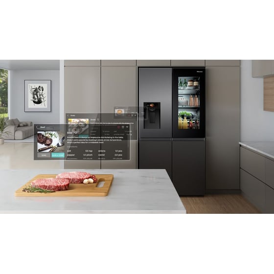 HISENSE RQ600P7SKE Multi Air Flow 615 Lt Μαύρο Ψυγείο Ντουλάπα image 28
