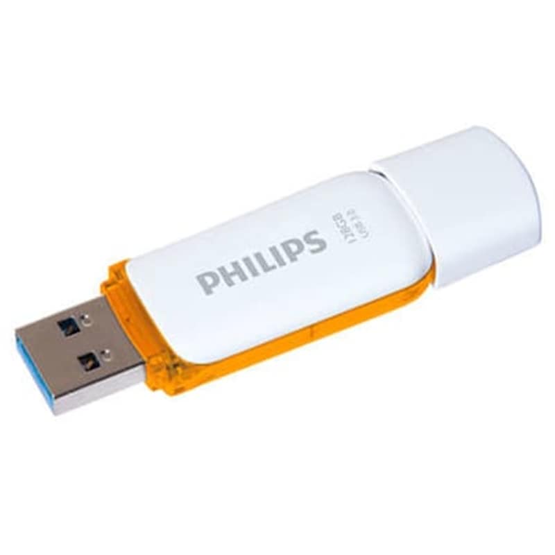 PHILIPS Philips Snow 128GB USB 3.1 Stick Λευκό/Πορτοκαλί