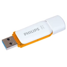 Philips Snow 128GB USB 3.1 Stick Λευκό/Πορτοκαλί