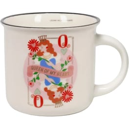Κούπα Legami Cup-Puccino Queen από Πορσελάνη 350 ml - Λευκό
