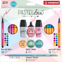 Μαρκαδόροι Stabilo Σετ Pastellove 35 Τεμάχια