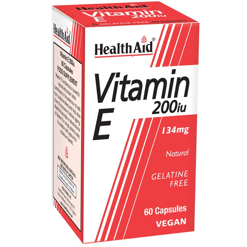 Health Aid Vitamin E 200IU - 60 κάψουλες