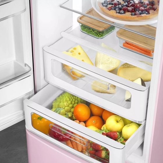 SMEG FAB32LPK6 332 Lt Total No Frost Ροζ Ψυγειοκαταψύκτης image 8