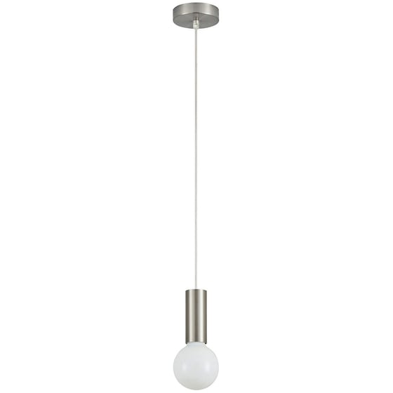 Φωτιστικό Οροφής Μονόφωτο Homelighting Adept Tube 77-8265 Μεταλλικό - Ασημί image 0