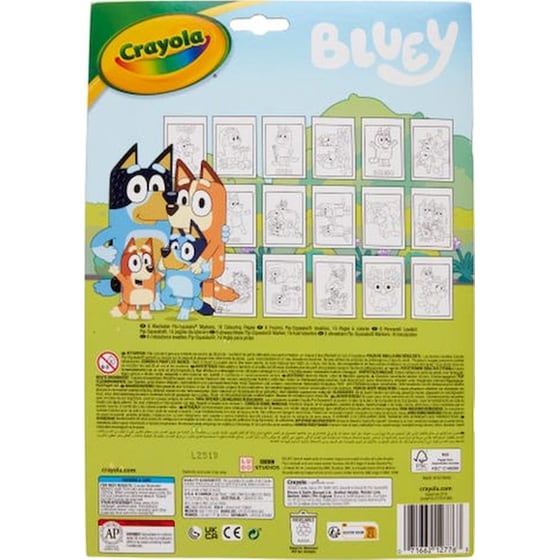 Σετ Ζωγραφικής Crayola Bluey Χρωμάτισε με Αριθμούς image 5