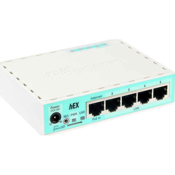 MikroTik Hex RB750Gr3  Router με 5 Θύρες Gigabit Ethernet (1000 Mbps) image 1