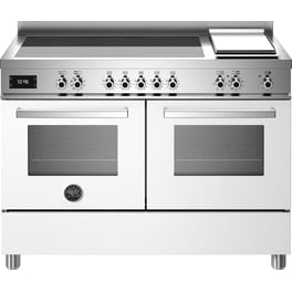 BERTAZZONI PRO125I2EBIT 58 / 58 Lt Λευκό Επαγωγική Ηλεκτρική Κουζίνα