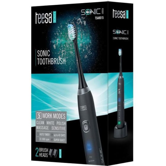 Ηλεκτρική Οδοντόβουρτσα TEESA Sonic TSA8015 Μαύρο image 4