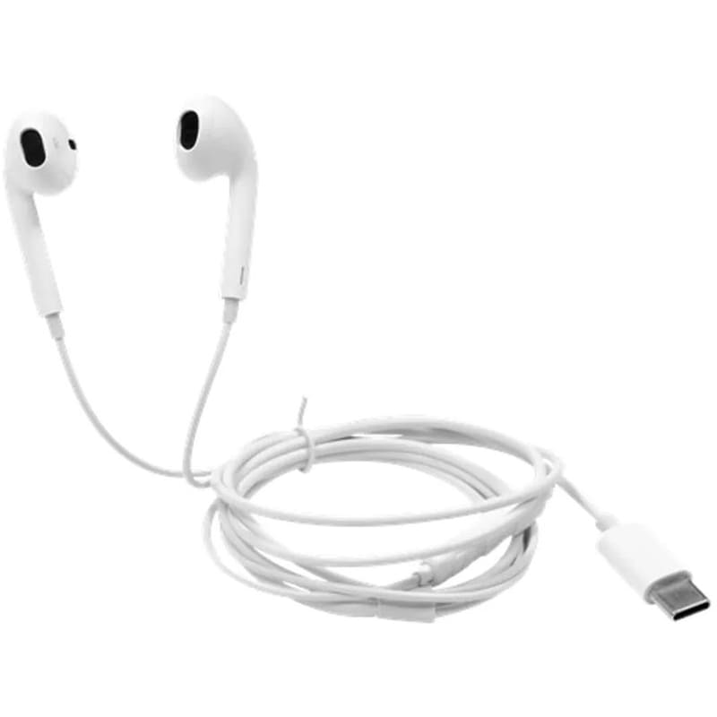 STREETZ Ακουστικά Handsfree Streetz HL-W111 USB-C - Λευκό